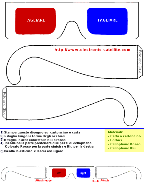 Costruisci i tuoi occhiali 3D